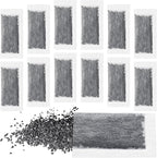 Lounsweer 12 Packs Replacement Activated Charcoal Distiller Filters Coconut Husk Activated Carbon Filter Sachets Compatible with Countertop Water Distiller Models