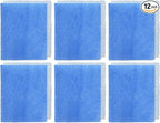 PUREBURG Replacement Dryer Filter Compatible with BetterVent Indoor Dryer Vent,12-Pack 8.25" x 7" x 0.75" Dryer Lint Filter