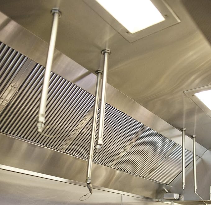 Captrate COMBO Stainless Steel Baffle Restaurant Hood Filter, (20" High x 20" Long)