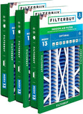 Filterbuy 20x30x5 Air Filter MERV 13 Optimal Smoke & Allergy Defense (3-Pack), Electrostatic Pleated HVAC AC Furnace Filters Replacement for Honeywell Return Grille (Actual Size: 18.38 x 28.63 x 3.69)