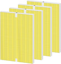 4 Pack 116130 HEPA Pet Care Replacement Filter H for Winix 5500-2 Am80 Plasmawave Air Purifier True HEPA Filter,Yellow
