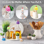 Egg Brush Cleaner, Egg Scrubber Tool for Fresh Eggs, Egg Washer Cleaner Scrubber, Easter Gifts Creative Chicken Shape Egg Wash Brush Silicone Washing Egg Tool - Blue