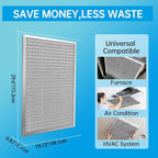 UBeesize 20x30x1 Reusable Electrostatic Air Filter HVAC AC Furnace Filter,MERV 8,Washable, Lasts a Lifetime,Permanent Air Filter,Breathe Fresher,Home And Office(Actual Size:19.5x29.65x0.82 Inch)