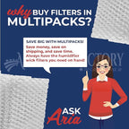 Air Filter Factory Replacement For ReliOn RCM-832 Humidifier Wick Filters 2-Pack