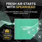 Spearhead HEPA Breathe Easy Cabin Filter, Up to 99.97% Filtration of 0.3 Micron Particles w/No Airflow Reduction (BE-058H)