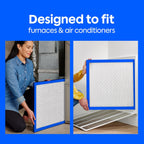 Filtrete 14x14x1 Air Filter, MERV 12, MPR 1500, Allergens, Bacteria & Viruses, 3-Month AC and Furnace Filters, Cleaner Air, Reliable Airflow, 2 HVAC Filters (Actual Size 13.81 x 13.81 x 0.78 in)