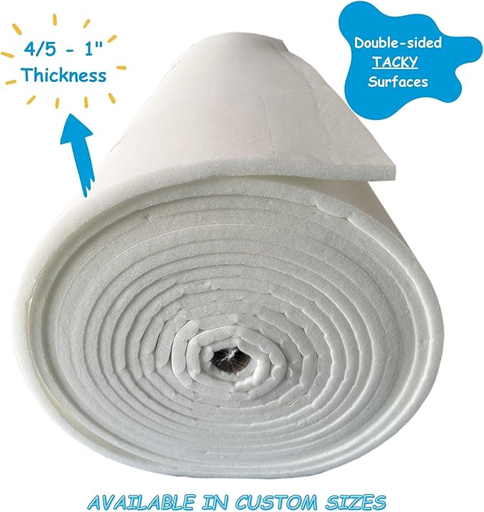 Spray Booth Ceiling Filter, High-Capacity Intake Air Filter for Downdraft Booths (4/case, 30" x 117")