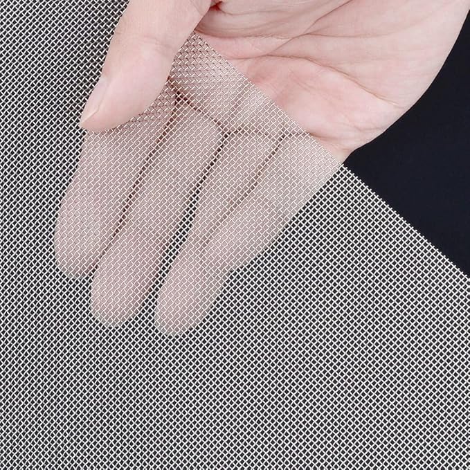 Stainless Steel Woven Wire Mesh Window Screen Mesh, Stainless Steel Woven Wire Mesh, 16 Mesh Rodent Proof Insect Screen, for DIY, Vent, Filter, Window & Garden