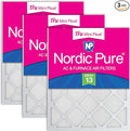 Nordic Pure 16x16x1 (Actual Size: 15 3/4 x 15 3/4 x 3/4) Tru Mini Pleat MERV 13 AC Furnace Air Filters – 2.5X More Media for Longer-Lasting, High-Efficiency Filtration - 3 Pack