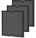 3-pack Activated Carbon Filter Replacement Set Compatible with BlueDri, VEVOR and DriEaz Air Purifiers, for HEPA500 & BD-AS-550 & F301H
