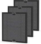 3-pack Activated Carbon Filter Replacement Set Compatible with BlueDri, VEVOR and DriEaz Air Purifiers, for HEPA500 & BD-AS-550 & F301H