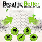 Durabasics 4 Pack of Premium Humidifier Filters Compatible with Honeywell Humidifier Filters HAC-504, HAC-504AW & Honeywell Filter A | Replacement for HCM 350 Filters & Cool Mist Humidifiers