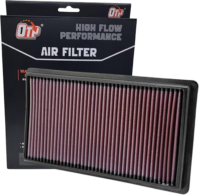 OTP2395 OTPerformance Engine Air Filter Washable : Compatible With MAZDA FORD LINCOLN SUV 2007-2019 and Compact V6/L4 Explorer Flex Taurus Edge MKT 6 CX-9 Increase Power Acceleration Premium