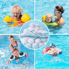 1.54 lbs Pool Filter Balls for Sand Filter, Eco-Friendly Reusable Pool Fiber Filter Balls Replace Pool Filter Sand, Pool Filter Media Balls for Swimming Pool (Equals 50 lbs Pool Filter Sand)