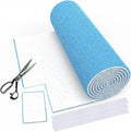 20 x 140" Air Vent Filters, 0.5-inch Thickness MERV 8 Filter Material, Cut Into About 100 Filters, HVAC Furnace Vent Filters for Home, Floor, Ceiling, Grilles (48PCS Adhesive Hook Tape)