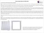 Venti Air 14" X 14" Steel Return Air Filter Grille - Removable Face/Door for 1 inch filters - HVAC Duct Cover Grill (2-3 Business Day Delivery) [Outer Dimension: 16.5"W X 16.5" H]