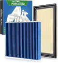 Cabin & Engine Air Filter Fit for Explorer 11-19, Flex 10-19, Fusion 10-12,Police Interceptor 14-18, Taurus 09-19, Lincoln MKS 10-16, MKT 10-19 Replacement CF11176 CA10242 Car Accessories
