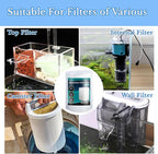 MAQIHAN Aquarium Filter Pad - Aquarium Filter Media,39.4 x 11.8in Media Roll for Fish Tank, Ponds,Garden, Saltwater,Fershwater,Plant, Trutle (1)