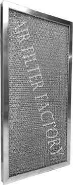 Air Filter Factory Washable Industrial Aluminum Foil Filter 10 x 20 x 1 Inches Nominal - 9-5/8 x 19-5/8 x 7/8 Inches Exact