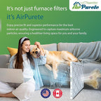 20x20x1 Air Filters | AirPurete AP-3M20201 HVAC AC Furnace Air Filters | Actual Size: 19.50" x 19.50" x 0.75" | MERV 8, MPR 600 (Pack of 4)