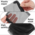 10 Pcs Aquarium Media Bags, 3.9" X 4" Filter Media Bag Small Media Bags for Aquarium Aquarium Filter Bags with Zipper Reusable Filter Bags for Fish Tank Activated Carbon