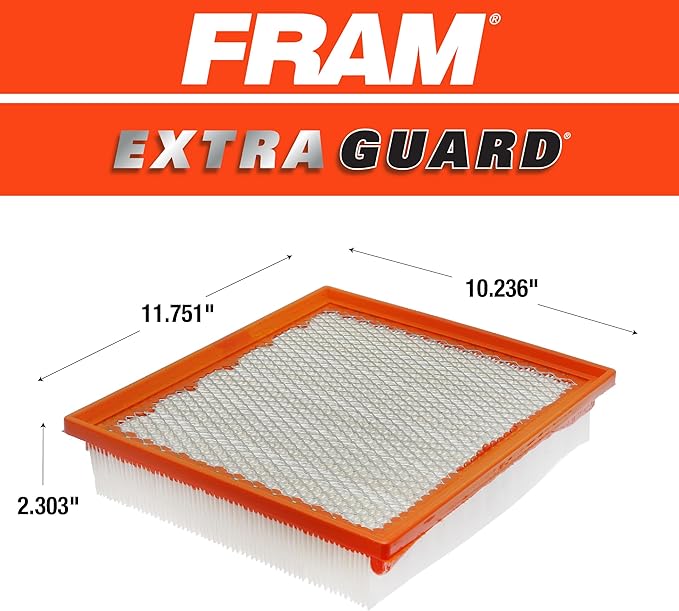 FRAM Extra Guard CA11895 Replacement Engine Air Filter for 2013-2022 Toyota (4.0L, 4-6L & 5.7L), Provides Up to 12 Months or 12,000 Miles Filter Protection