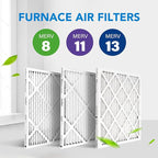 LotFancy 16x20x1 Air Filter MERV 11 6-Pack, Electrostatic Pleated AC Furnace Air Filter, Captures Dust, Smog & Pet Dander, Actual Size: 15.75"x15.75"x0.75"