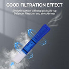 Cigarette Filters Three Colour Set 12pcs Cigarette Holder Reusable Clean Tar Tobacco Filter with Multi-Filtering for Standard Size Cigarettes Ø8mm,Ø7mm,Ø6.5mm,Slim Cigarettes Ø6mm and Ø5mm