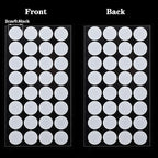 Zonon 64 Pieces Synthetic Filter Paper Stickers 20 mm 0.3 ?m Synthetic Filter Disc Tape Mushroom Applied Under Wide Mouth Mason Jar for Mushroom Cultivation