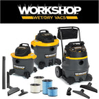 WORKSHOP Wet/Dry Vacs Vacuum Filters WS13045F HEPA Media Filter For Shop Vacuum Cleaner (Single HEPA Media Filter For Wet/Dry Vacuum Cleaner) Fits WORKSHOP 3-Gallon to 4.5-Gallon Shop Vacuum Cleaners