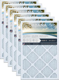 Cabana Filters 6-Pack 16x24x1 MERV 8 AC Furnace Air Filter for Home and Office - Indoor HVAC System Filtration Replacement, Captures Unwanted Particles