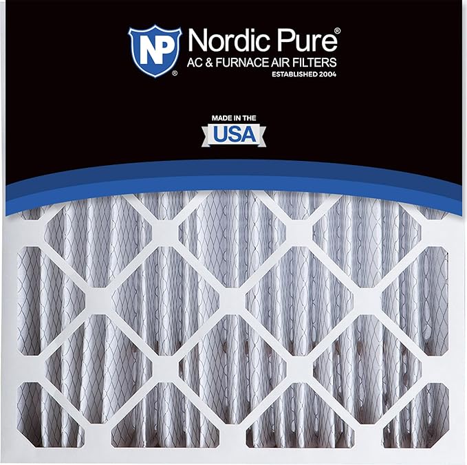 Nordic Pure 20x20x5 (Actual Size: 19 5/8 x 19 7/8 x 4 3/8) Honeywell/Lennox Replacement MERV 12 Air Filters 4 Pack