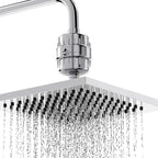 Shower Head Filter For Hard Water Gold 20 Stages to Remove Chlorine Fluoride Water Softener Coconut Shell Activated Carbon Reduces Dry Itchy Skin Heavy Metals Other Sediments Vitamin C Aqua Earth