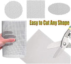 Stainless Steel Woven Wire Mesh, 304 Stainless Steel Insect Screen Mesh, 20 Mesh 120 Mesh Air Vent Mesh Metal Woven Wire Mesh for Vent, Filter, Window & Garden