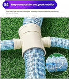 French Drain Pipe，Flexible Underground Drainage Tube,Soft Infiltration Pipe,\U200b DIY Construction Site(8cm/3.1in 49ft)