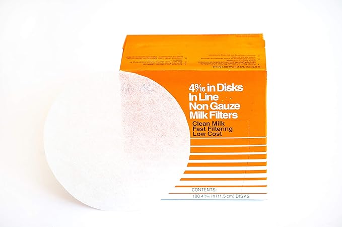 Kenag Milk Filter Disks 4-9/16" (100 disks) (2 Pack)
