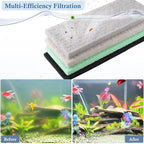 4-Pack Mixed Aquarium Sponge Filter Pad, Cut-to-Fit Aquarium Foam with Ammonia&Carbon&Phosphate Reducer, Aquarium Filter Foam Sponges for Fish Tank Filters (12.6" x 5" x 1'')