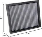 K&N LIFETIME Cabin Air Filter: Premium, Washable, Clean Air for your Cabin: Compatible with 2014-2025 Acura/Buick/Chervolet/Cadillac: (See Product Description for Select Models), VF2071