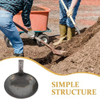 SUPVOX Drain Metal Dung Scoop Edging Shovel Large Spoon for Cleaning Construction Sites