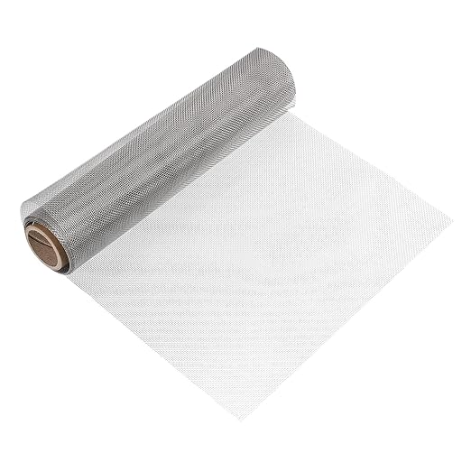 uxcell 16 Mesh 118" x 12" Woven Wire Mesh, 304 Stainless Steel Air Vent Filter Screen, Window Screen Mesh for DIY Projects Vents Cover Filtration Animals Fence