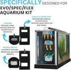 SPEC (3 Gal,5 Gal) | EVO(5 Gal) | Flex (9 Gal) Maintenance & Replacement Filter Media Kit, Including Trident Mesh Bags(SPEC EVO Flex Activated Carbon 3-Packs, BioMax, Foam Filter Block)