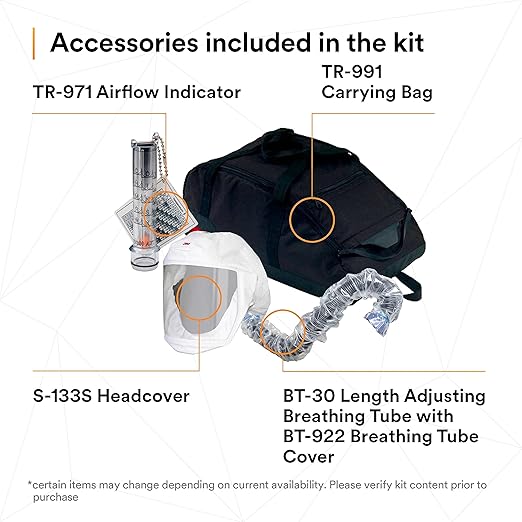 3M PAPR Respirator, Versaflo Powered Air Purifying Respirator Kit, TR-300N+ HKL, Healthcare, M/L Headcover, Lightweight, Low-Profile, Easy to Use, All-in-One Respiratory Protection for Particulates