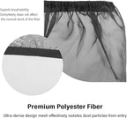 Cold Air Intake Filter Cover,Thickened Dustproof Air Filter Cover Provides Comprehensive Protection,Universal Car Accessries Air Filter Sock Fit for High Flow Cone Air Filter (Small)