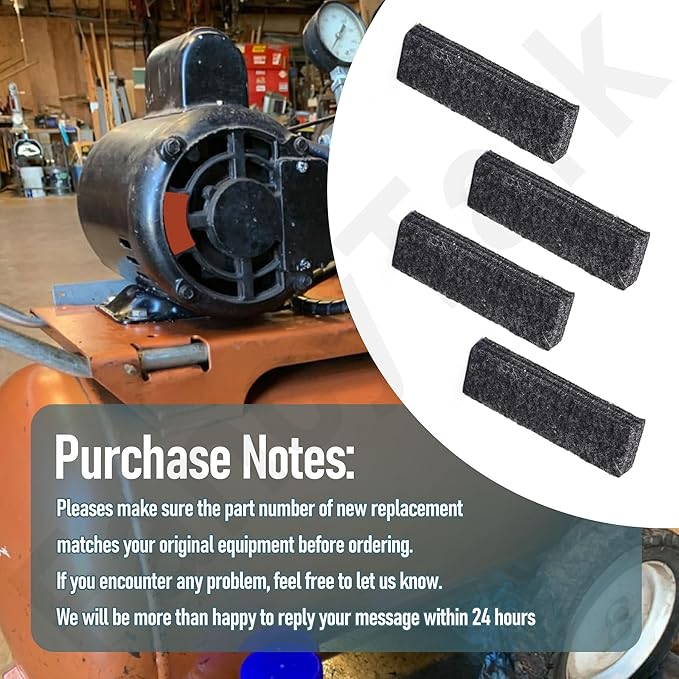 4-Pack 26517 Air Compressor Air Filter for Craftsman, DeVilbiss, Porter Cable & Sears, Fits CPL6025, CPLC7060V, C5510, RAL5G20 Model - Replace 265-17