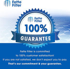 Fette Filter - Replacement Filter J Compatible with GermGuardian FLT5900 for AC5900WCA & AC5900WDLX Air Purifier includes 2 Filters 4 Activated Charcoal Filter.