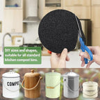 MyLifeUNIT 16 Pack Compost Bin Filter, Kitchen Compost Pail Charcoal Filter Replacements (7.25 inches)