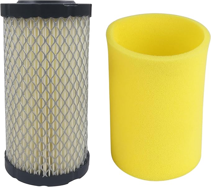 793569 Air Filter Compatible Briggs and Stratton 793685 Craftsman John-Dere GY21055 MIU11511 for B&S 18.5hp 19.5hp 20hp 21hp Enginee 42" 46" Husqvarna LA125 D120 Lawn Mower Tractor Pack of 2