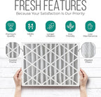 16x20x4 AC Furnace Air Filter Replacement - FC100A1003 HVAC Furnace Filters Merv 11 Filter Media, AC Filter with Homequip Disposal Bag, 2-Pack (Actual Size: 15.94 x 19.75 x 4.38 Inches)