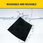 STANLEY Foam Filter, for 1-5 Gallon Wet/Dry Vacuum 25-1202, Compatible with STANLEY SL18123P, SL18128, SL18128P, SL18129, SL18130, SL18130P, SL18132, SL18133, SL18133P