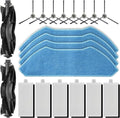 (20 Pack) M1 Replacement Parts Compatible with Lefant M1 Robot Vacuum Cleaner, 2 Roller Brushes, 8 Side Brushes, 6 HEPA Filters, 4 Mop Pads, Accessories Kit